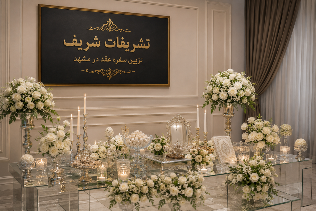 تزیین سفره عقد