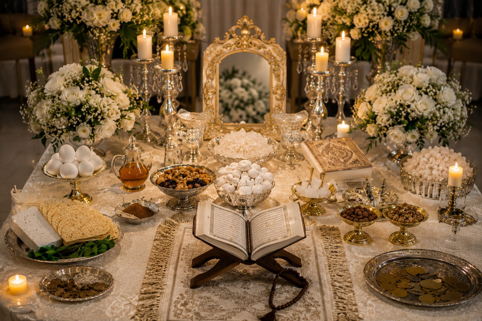 وسایل سفره عقد