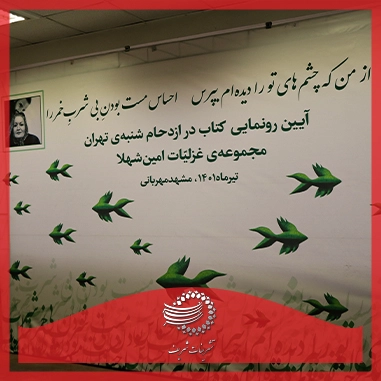 رونمایی از کتاب دکتر امین شهریار